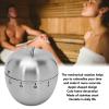 Stainless Steel Kitchen Timer, Apple Shape Manual Rotating Timer Metal Loud Alarm Countdown Cooking Timer for Learning Sports view 2