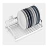 Dish Rack Drainer Dish Drying Rack, 304 Stainless Steel Wall Mounted Dish Drying Rack Kitchen Organizer Drain Holder Plate Storage Shelf Sink Drainer Cutlery Box for Kitchen Counter Space Sa view 1