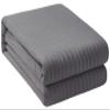 Stratford Park 7 Piece Quilt Set King Size, Solid Color, Gray Lightweight Bedspread Set, Matching Pillow Sham, Fitted Sheet, Flat Sheet, Pillow Case view 3