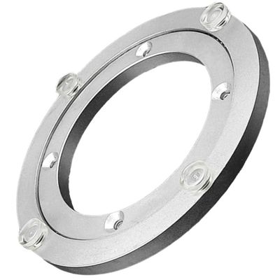 NILZA Lazy Susan Bearing 8in Aluminum Turntable Rotating Bearing, Heavy Duty Swivel Plate Ball Bearing Smooth Turntable Bearing, Swivel Plate Hardware for Round Table (Size : 45cm-18in)
