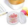 DEARMAMY Glass Storage Jar Lid Multi-functional Candy Container Elegant Glass for Snacks Dried Foods and Candle Storage for Home Decor and Organization view 2
