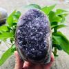 200g-2000g Natural Amethyst Geode Quartz Cluster Crystal Specimen Stone 1pc Suitable for Home Crystals view 1