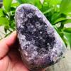 200g-2000g Natural Amethyst Geode Quartz Cluster Crystal Specimen Stone 1pc Suitable for Home Crystals view 3