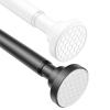 1PCS White Shower Curtain Rod+1PCS Black Shower Curtain Rod view 1