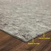 2x4 Loombloom Dual Surface Felt & Rubber Non-Slip Backing Rug Pad view 2