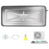 SBCWH Air Conditioner Drain Pan Kit, Stainless Steel Condensate Drain Pad Air Conditioner Water Drip Tray, for Universal Split Air Conditioner Heat Pump Systems (Color : 2-3P, Size : 2m Hose) view 1