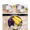 Stainless Steel 3-Tier Rice cooker, Double Boilder, steam soup pot and steamer Visible cover, work with Gas, Electric,and Grill stove top (Size : 28cm) (28cm) view 4