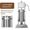 3L Churros Maker Machine,Commercial Latin Fruit Donut Machine Stainless Steel Spanish Churro Filler Machin Manual Churros Cream Filling Machine For Kitchen Restaurant view 4