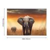 Cute Wild Elephant Tapestry Wall Hanging for Living Room 60 x 51 in Tapestry for Bedroom Home Decor Tapestries Wall Art Hanging Personalized Wall Blanket Wall Hanging Decor for Party Supplies view 2