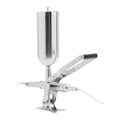 5L Manual Spanish Churro Filler,Commercial Stainless Steel Spanish Latin Fruit Machine,Churro Donut Cream Filling Machine For Kitchen Restaurant Cafeteria Bakery