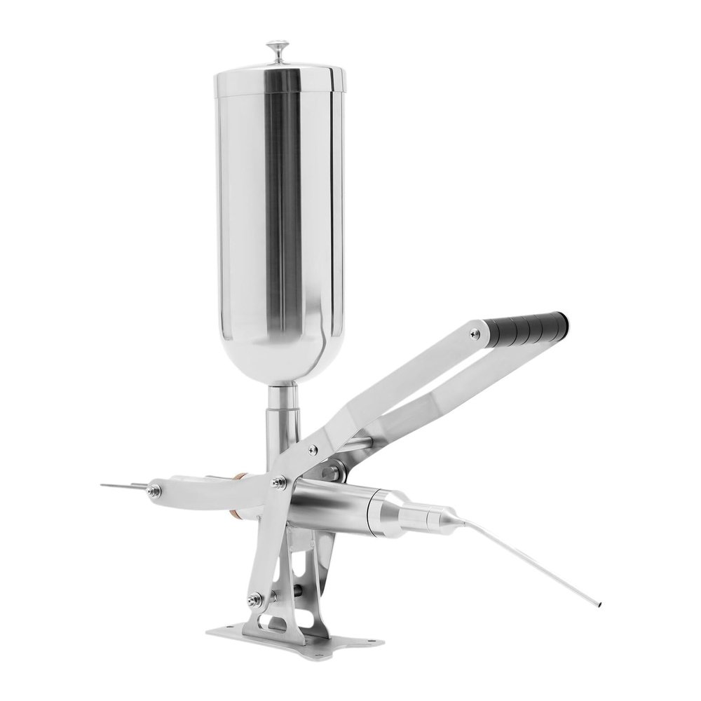 5L Manual Spanish Churro Filler,Commercial Stainless Steel Spanish Latin Fruit Machine,Churro Donut Cream Filling Machine For Kitchen Restaurant Cafeteria Bakery