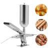 5L Manual Spanish Churro Filler,Commercial Stainless Steel Spanish Latin Fruit Machine,Churro Donut Cream Filling Machine For Kitchen Restaurant Cafeteria Bakery view 3