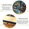 1-Tier Wine Rack Hanging Rack for Ceiling, 60cm, 100cm, 120cm, 140cm Kitchen Bar Storage Shelf Adjustable Height Wine Shelf Wine Bottle Holder with Glass Holder (Size : 80x25x22cm) view 3