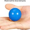 50pcs Hollow Lotto Raffle Ball | Raffle Drawing Balls | Plastic Bingo Balls Only | Lottery Ball | Vending Machine Capsules | Plastic Bingo for Game Party Prizes, Blue view 3