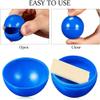 50pcs Hollow Lotto Raffle Ball | Raffle Drawing Balls | Plastic Bingo Balls Only | Lottery Ball | Vending Machine Capsules | Plastic Bingo for Game Party Prizes, Blue view 4