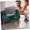 KICHOUSE 1pc Hen Iron Storage Basket Practical Egg Storage Container Fruit Organizer Farmhouse Style Chicken Design for Kitchen Decor and Organization view 2