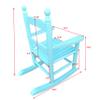 Kids Rocking Chair, Toddler Rocking Chair, Childrens Rocking Chair Porch Rocker Chair with Classic Rocker and Hardwood Construction, for Nursery, Indoor, Outdoor, Living Rooms, Bedrooms (Blue) view 2