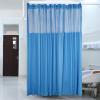 Room Divider Curtains, 12ft Wide x 8ft Tall Curtain Screen Partitions, Polyester Fabric Privacy Curtain with Mesh Top, Privacy Vertical Blinds Curtain Panel for Beauty Salons, SPAs, Clinics (Blue) view 4