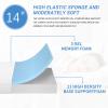 Dlewmsyic 14 Inch King Cooling-Gel Memory Foam Mattress in a Box - Medium Firm Bed for Cool Sleep & Pressure Relief, CertiPUR-US Certified King Size Mattress with Breathable Cover view 4