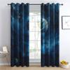 Outer Space Blackout Curtains for Bedroom Living Room, Boys Galaxy Planets Curtains & Home Decor, Fantasy Universe Window Curtains, Thermal Room Darkening Grommet Drapes, 84 Inch Curtains 2 Panel Set view 2