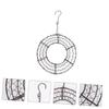 Ipetboom Round Wire Wreath Forms: 8.26in Wire Wreath Frame Hanger Succulent Metal Hanging Plant Holder - Metal Frame Form Hanger Air Plant Heart (NO s) view 2