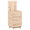 loibinfen Solid Wood Laundry Basket, Wooden Laundry Hamper, Wood Clothes Laundry Basket, 17.3"x17.3"x29.9" Solid Wood Pine, -441 view 4