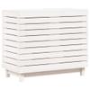 loibinfen Solid Wood Laundry Basket, Wooden Laundry Hamper, Wood Clothes Laundry Basket, White 34.8"x17.3"x29.9" Solid Wood Pine, -444 view 2