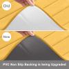 Buganda Memory Foam Bath Mat, 47" x 20", Ultra Soft and Non-Slip Bathroom Rugs, Water Absorbent and Machine Washable Bath Rug Runner for Bathroom, Shower, and Tub, Yellow view 3