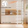 Over The Door Pantry Organizer, 9-Tier Over The Door Organizer with Adjustable Baskets, Metal Hanging Spice Rack for Pantry Organizers and Storage, Suitable for Kitchen Laundry Room & Bathroom, White view 2