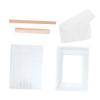 BIUDECO 5pcs Nougat Making Tools Kit Non-stick Pastry Baking Plate for Candy Includes Mold Box Cutting Stick and Mat for Nougat Biscuits and Chocolates view 1