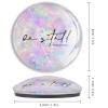 2 PCS Christian Glass Fridge Magnets, Be Still Refrigerator Magnets, Refrigerator Magnets with Positive Christian Scripture for Cubicle, Door, Classroom, Kitchen, Locker, and Photos view 2