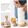 Paper Towel Holder Creative Vertical Solid Wood for Roll Paper view 4