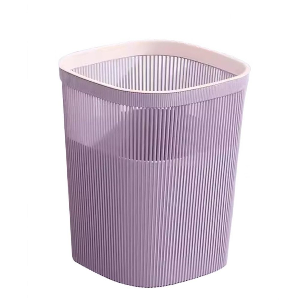 Kitchen Trash Can Kitchen Trash Can Large Capacity Plastic Without Lid Single Layer Living Room Office 15L/19L Office Wastebasket (Color : A, Size : Large)