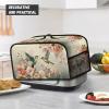 TODIYADDU Floral Hummingbird Slow Cooker Dust Cover Novelty Air Fryer Cover Compatible with Most Kitchen Appliances Exquisite Slow Cooker Carrier for Women Washable Appliance Cover Nice Gifts view 3