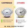 CAPMESSO Aluminum Foils Lids for Vertuo Reusable Pods,Compatible for Refillable Vertuo Pods, 100pcs Coffee Pods Foil Seals Covers(100/package) view 4