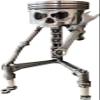 GeRRiT Carving Piston Face Sculpture Metal Art Figurine,Carved Skeleton face Sculpture Ornaments,Handmade Man Head Statue Office Home Table Desk Decor view 1