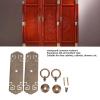 Chinese Brass Cabinet Handles Vintage Antique Brass Bail Pull Kitchen Furniture Wardrobe Wooden Boxes Cabinet Door Drawer Cabinet Handle view 4