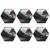 6Pcs Drink Coasters for Drinks Tabletop Protection, Tree and Volcanic Leather Coaster for Kinds of Cups, Absorbent Cup Coaster for Coffee Table Home Decor 4" Cup Mat Pad view 1