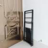DECORN Folding Umbrella Storage Stand Rack Holder Organizer Bin Freestanding Umbrella Holder with Removable Drip Tray,Bronze-48 Hooks view 4