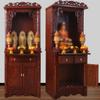 Guernsey Woollens Altar Cabinet Chinese Style Household Buddha Cabinet, Buddhist Altar, Buddha Statue Offering Table, God of Wealth Counter Puja Mandir for Home view 3