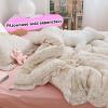 BuLuTu Muslin Cotton Kids Toddler Duvet Cover for Girls Boys Baby Crib Duvet Covers with Zipper Closure, 47"x59", Flower & Rabbit Print (No Pillow Cases) view 2