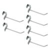 MAGICLULU 12pcs White Supermarket Shelf Hooks Thick Square Tube Display Hooks for Efficient Product Presentation Easy to Install Sturdy Design for Retail Racks view 3