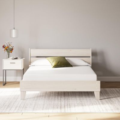 Signature Design by Ashley Queen Size 8 Inch Medium Firm Charcoal Gel & Green Tea Infused Memory Foam Mattress for Pressure Relief, Fiberglass Free, Mattress In A Box