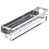 GERRIT Double Layer with Pole and Hook Spice Racks Organiser Free Standing for Kitchen Counter, Metal Bathroom Organizer Storage Rack for Countertop (29cm) view 1