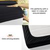 500 Thread Count Comfortable Dream-Zone Pima Cotton Royal Looking Solid Style Sheet Set (4-Pieces) Fits Pockets Up to 14 to 16" Inches Depth (Queen XL, Black) view 4