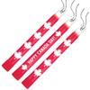 Amscan Eye-catching Red & White Happy Canada Day Printed Glow Sticks - 6" (Pack of 3) - Unique & Stunning Design, Ideal for Canada's National Day & Themed Events view 1