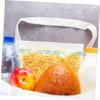 HOLIDYOYO Tight Seal Food Storage Bags Reusable Freezer Refrigerator Organizers Fruit Sandwich Bags Easy to Identify view 2
