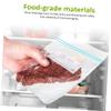 HOLIDYOYO Tight Seal Food Storage Bags Reusable Freezer Refrigerator Organizers Fruit Sandwich Bags Easy to Identify view 4