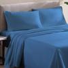 500 Thread Count Comfortable Dream-Zone Pima Cotton Royal Looking Solid Style Sheet Set (4-Pieces) Fits Pockets Up to 14 to 16" Inches Depth (King, Moss) view 1