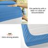 500 Thread Count Comfortable Dream-Zone Pima Cotton Royal Looking Solid Style Sheet Set (4-Pieces) Fits Pockets Up to 14 to 16" Inches Depth (King, Moss) view 3